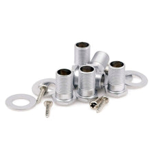 Load image into Gallery viewer, NEW Hipshot VINTAGE 6-in-Line Locking Tuners STAGGERED Moon Pearl - SATIN CHROME