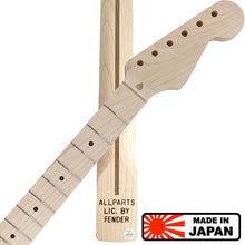 Load image into Gallery viewer, NEW Allparts SMO-C Fender Licensed Stratocaster® &quot;C&quot; Neck 21 Frets 1 piece MAPLE