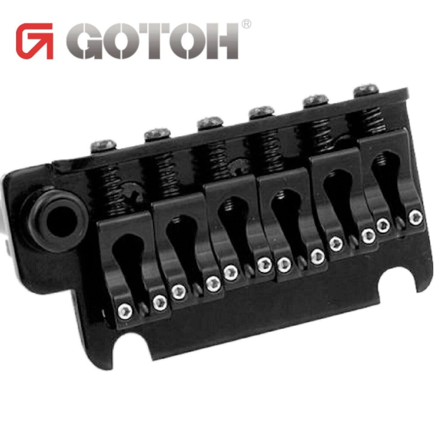 NEW Gotoh 510TS-BS1 Non-locking 2 Point Tremolo Bridge w/ STEEL Block - BLACK