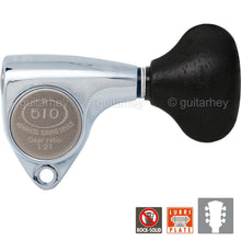 Carregar imagem no visualizador da galeria, NEW Gotoh SGV510Z-EL5 Tuners L3+R3 Guitar Tuning Keys 1:21 Ratio, 3x3 - CHROME