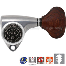 Load image into Gallery viewer, NEW Gotoh SGV510Z-GL5 MGT L3+R3 LOCKING Tuners Set 3x3 - ANTIQUE X-FINISH CHROME