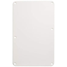 Load image into Gallery viewer, NO HOLE 1-Ply Tremolo Spring Cover Backplate for Fender Strat® - WHITE