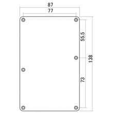 Load image into Gallery viewer, NO HOLE 1-Ply Tremolo Spring Cover Backplate for Fender Strat® - WHITE