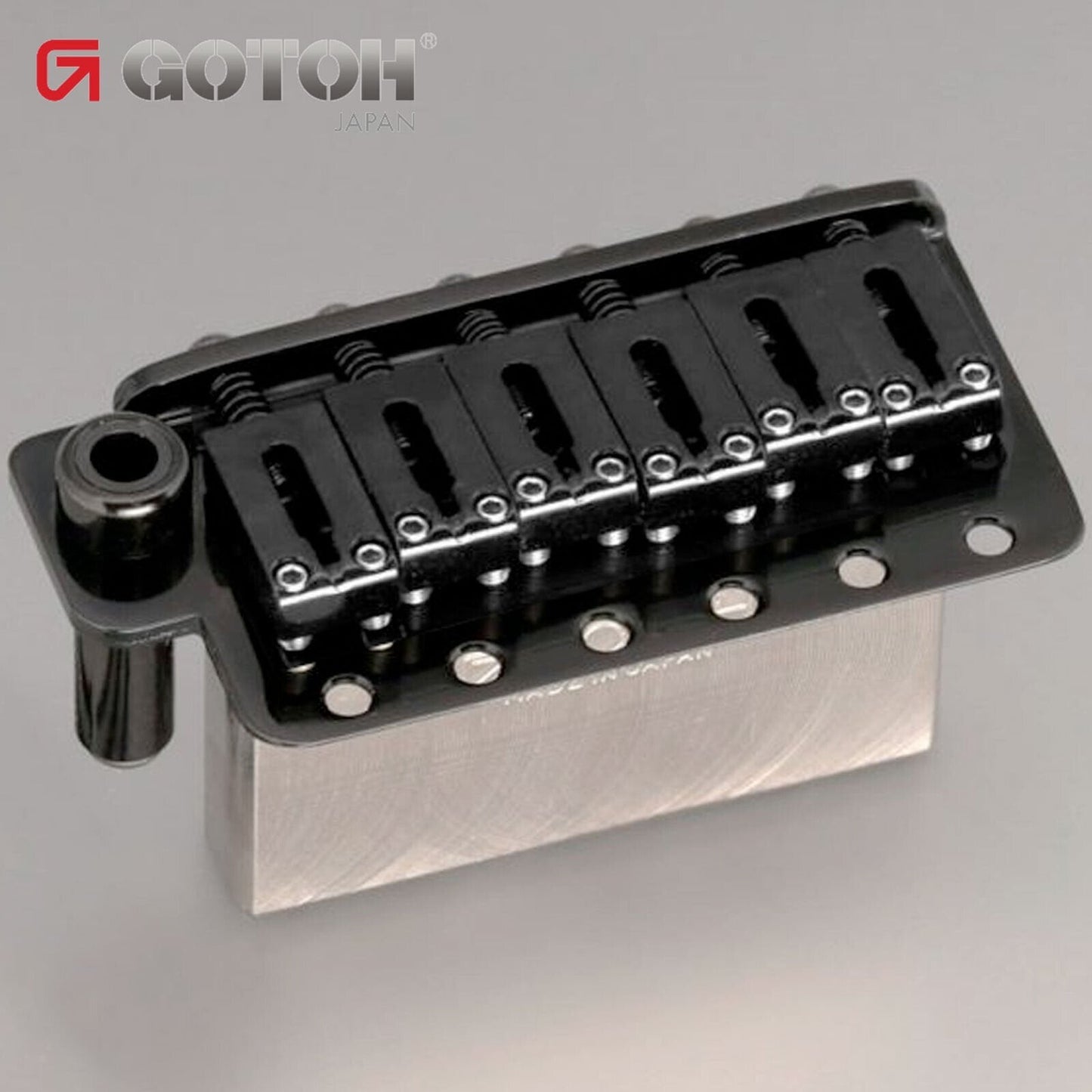Gotoh NS510TS-FE2 Non-locking Tremolo Bridge Steel Block NARROW Spacing - BLACK