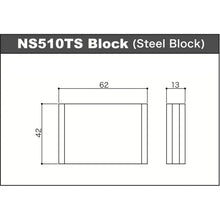 Carregar imagem no visualizador da galeria, Gotoh NS510TS-FE2 Non-locking Tremolo Bridge Steel Block NARROW Spacing - COSMO