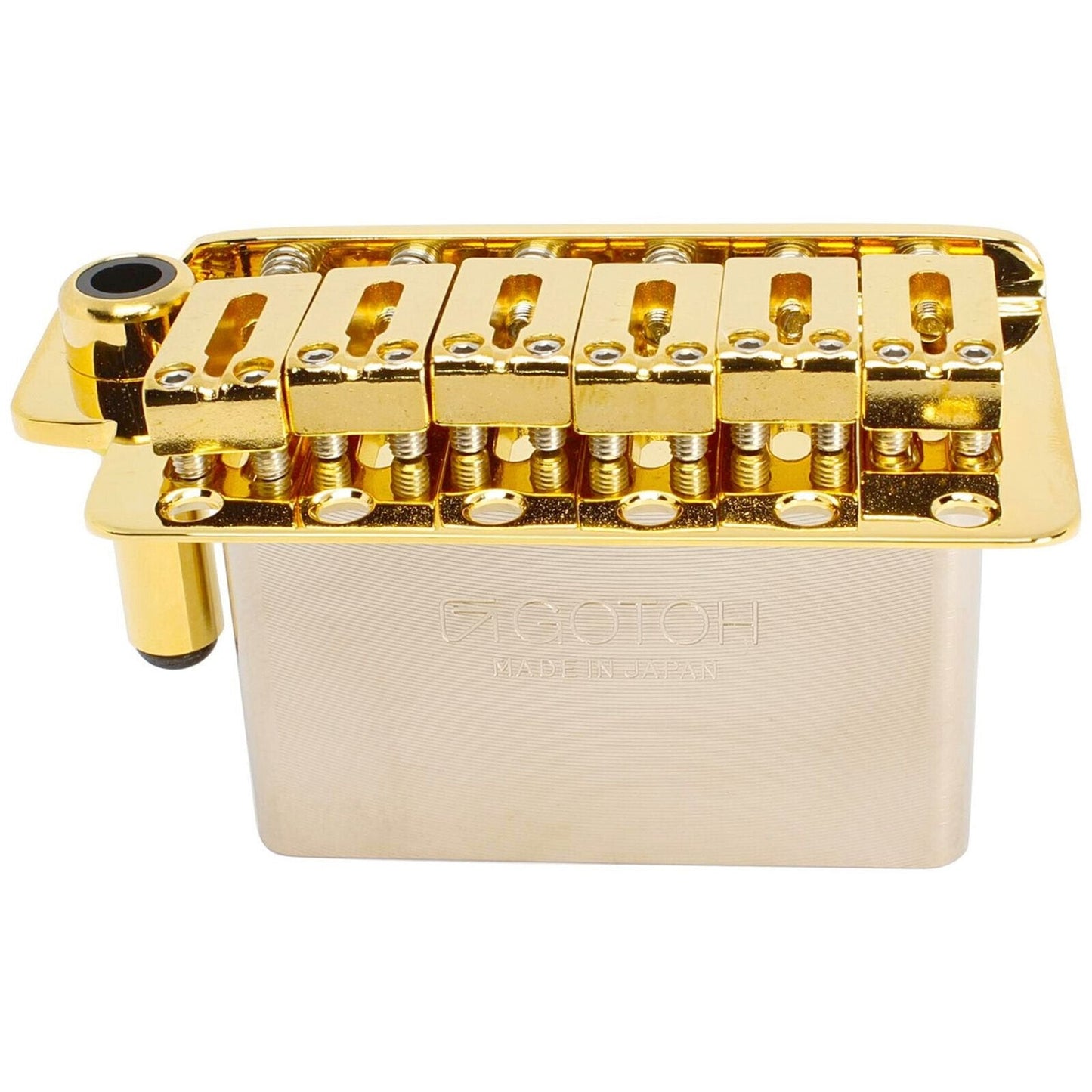 Gotoh NS510TS-FE2 Non-locking Tremolo Bridge Steel Block NARROW Spacing - GOLD