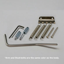 Carregar imagem no visualizador da galeria, NEW Gotoh EV510T-BS Non-locking 2 Point Tremolo Bridge w/ 37mm Block - CHROME