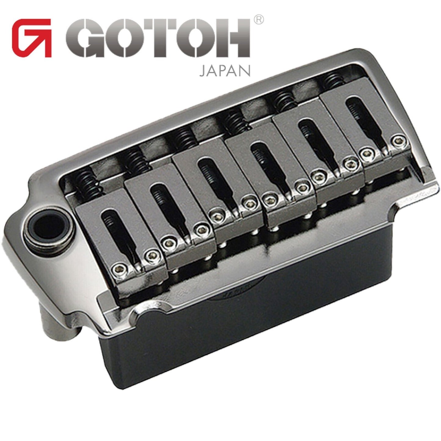 NEW Gotoh EV510T-FE Non-locking 2 Point Tremolo Bridge w/ Hardware - COSMO BLACK
