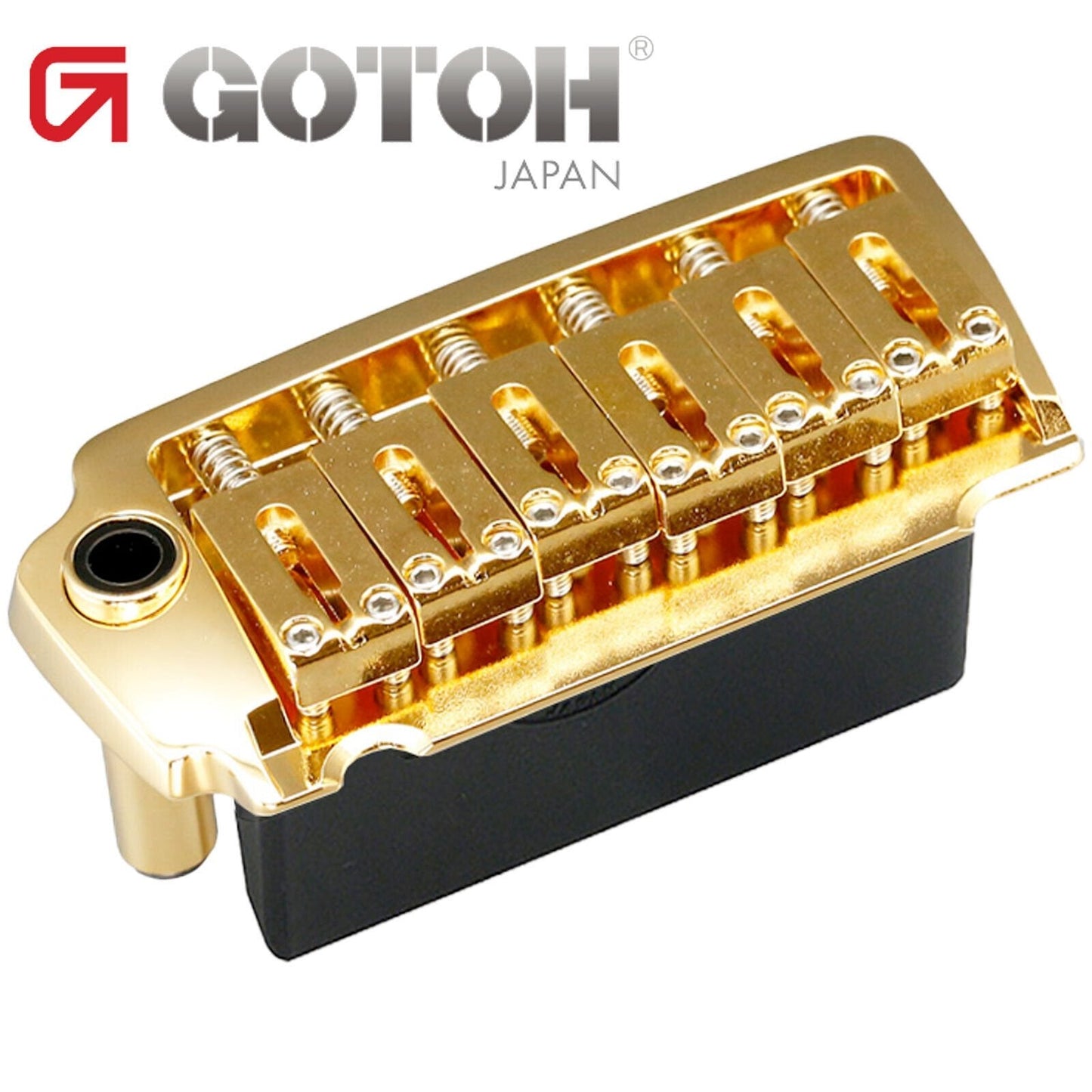 NEW Gotoh EV510T-FE Non-locking 2 Point Tremolo Bridge w/ Hardware - GOLD