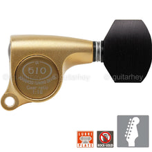 Load image into Gallery viewer, NEW Gotoh SGS510Z-EN07 6 in Line Set Mini Advanced Tuning 18:1 - GOLD SATIN