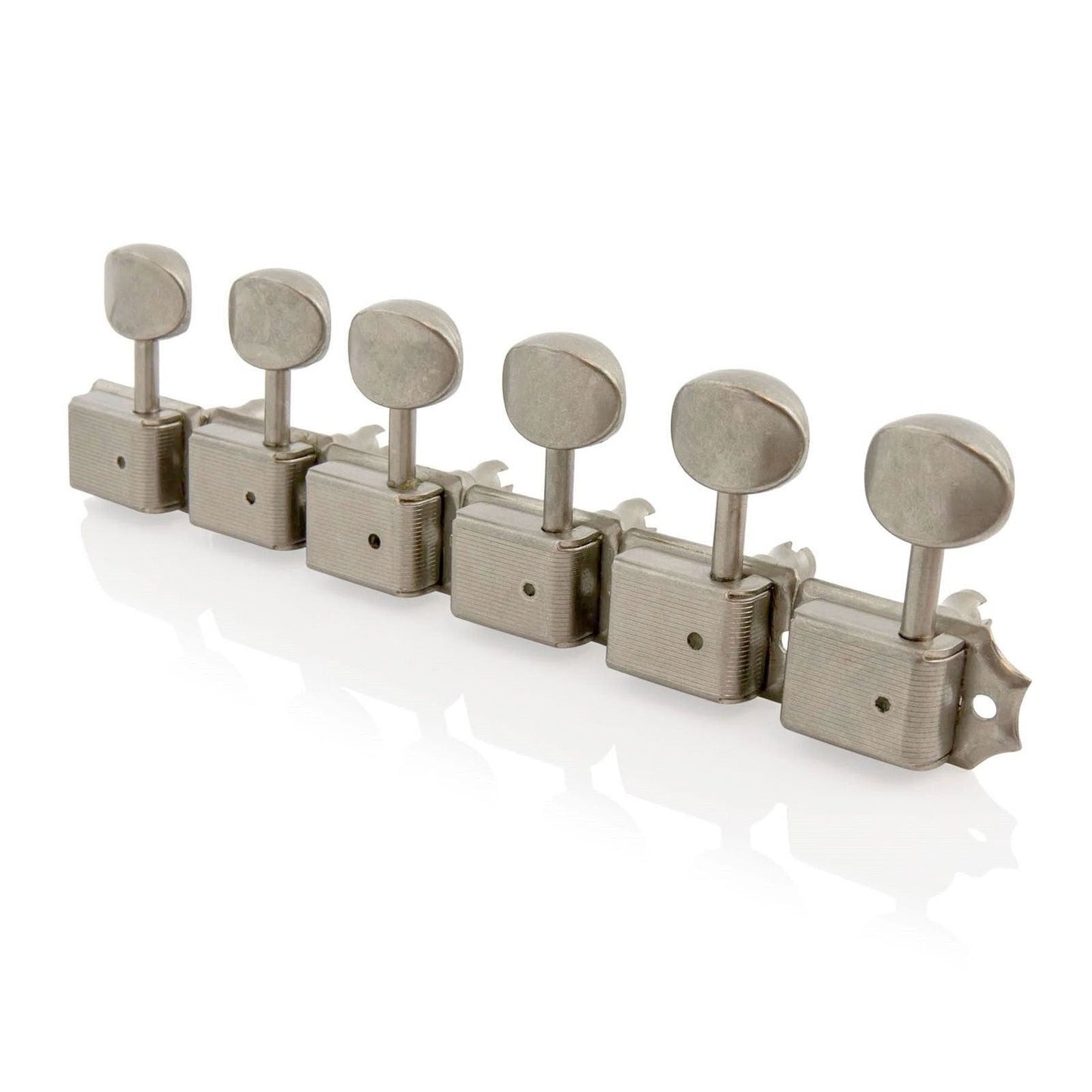 NEW Gotoh SD91-05M LEFTY 6-In-Line Tuning Keys Vintage Left-Handed - AGED NICKEL