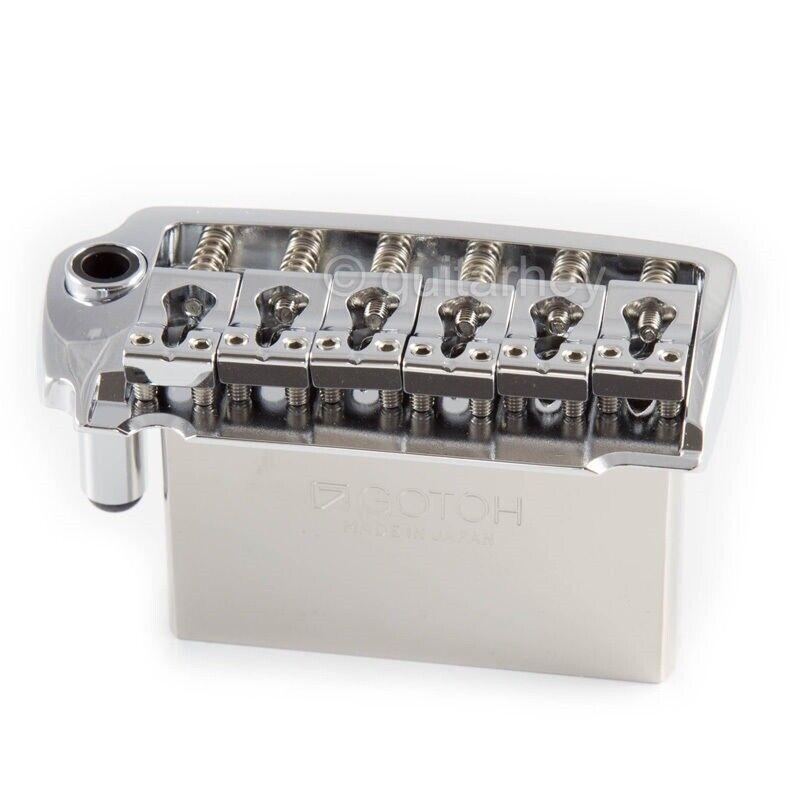 NEW Gotoh EV510TS-BS Non-locking 2 Point Tremolo Bridge 37mm STEEL Block, CHROME
