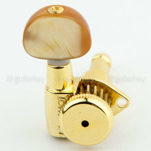 Load image into Gallery viewer, NEW Hipshot 6 in Line Grip-Lock Non-Staggered w/ AMBER Buttons UMP Plates - GOLD