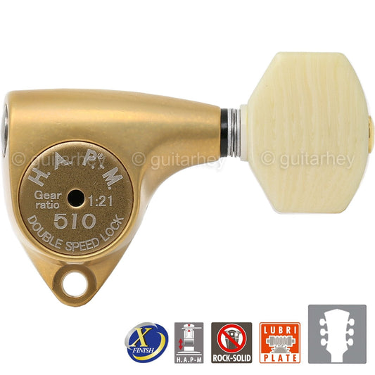 NEW Gotoh SGV510Z-M07 HAPM 1:21 Locking Set L3+R3 Adjustable Height 3x3 - X-GOLD