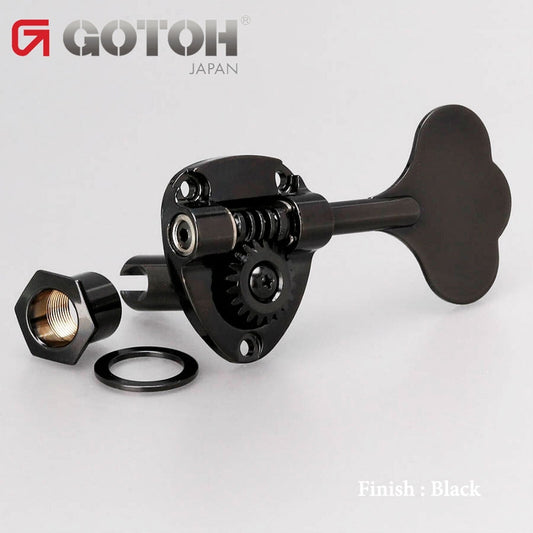 NEW (1) Gotoh GB11W Bass Side Tuners Tuning Keys SOLD INDIVIDUALLY - BLACK