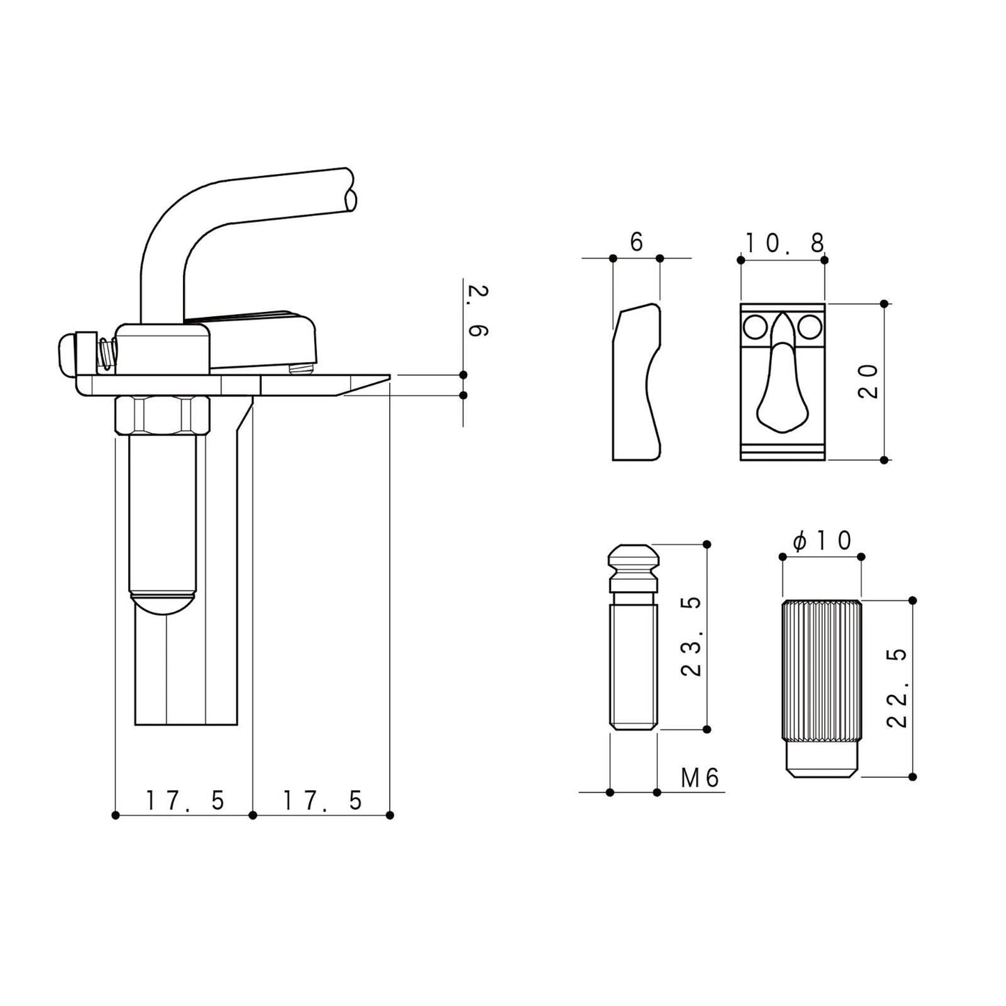 NEW Gotoh 510TS-BS1 Non-locking 2 Point Tremolo Bridge 37mm STEEL Block - CHROME