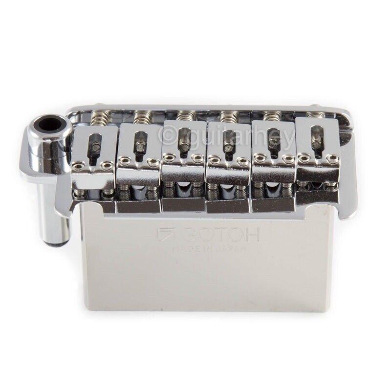 NEW Gotoh 510TS-FE1 Non-locking 2 Point Tremolo Bridge 37mm Steel Block - CHROME