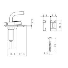 Carregar imagem no visualizador da galeria, NEW Gotoh 510TS-SF2 Non-locking Tremolo Steel Saddles Bridge 37mm Block - CHROME