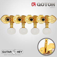 Load image into Gallery viewer, NEW Gotoh M-120 &quot;A&quot; Style Tuning Keys For Mandolin Tuning Pegs - GOLD