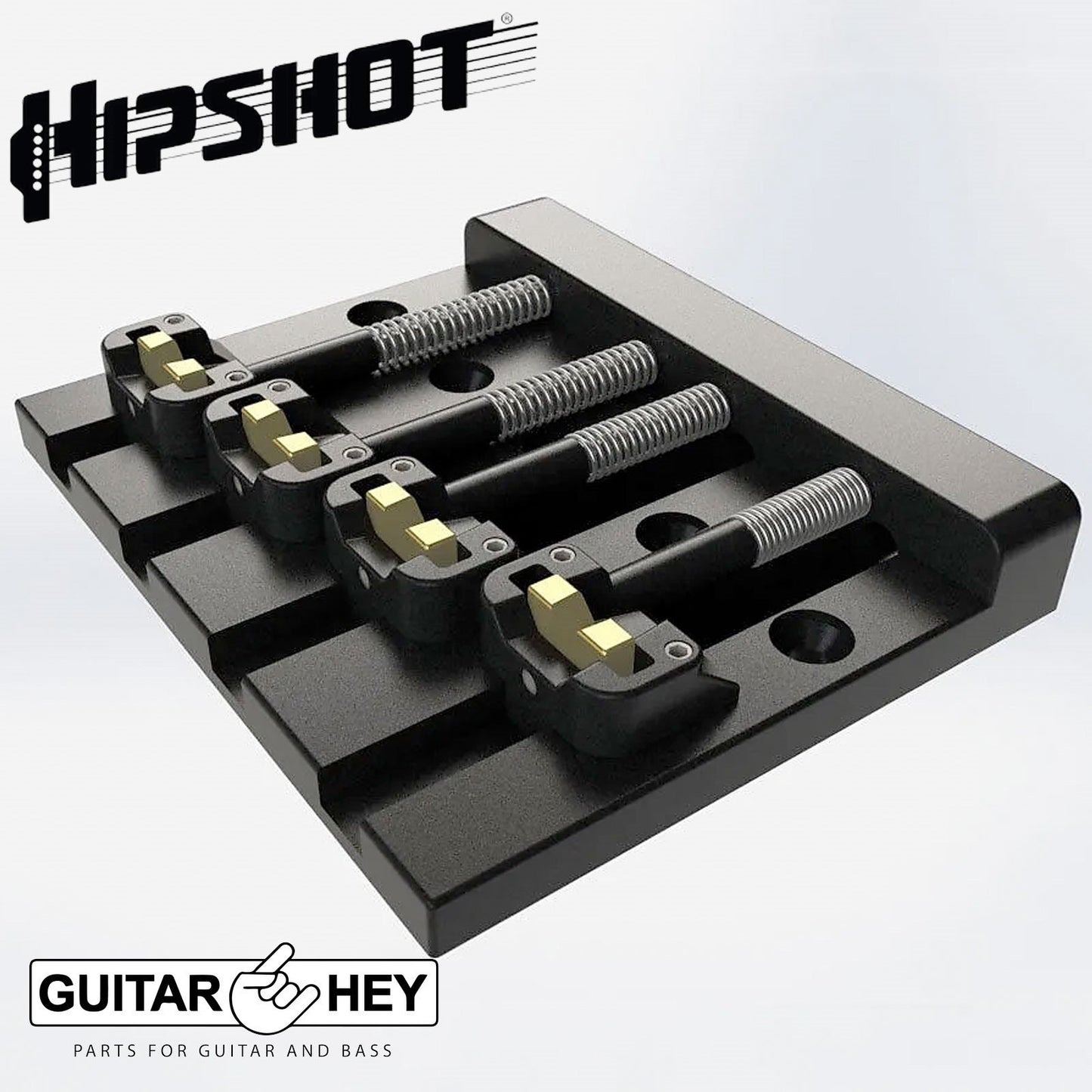 NEW Hipshot 5K400B KickAss Bass Bridge 4-String Retrofits Badass Bass - BLACK