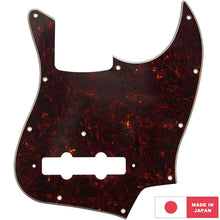 Load image into Gallery viewer, NEW 4-Ply 11 Hole Pickguard For Fender Japan 4 String Jazz Bass - TORTOISE MINT