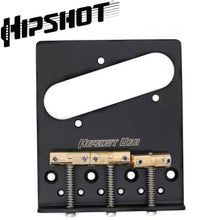 Load image into Gallery viewer, NEW Hipshot Telecaster® Retrofit Bridge 3 Mount Hole Compensated Saddles - BLACK