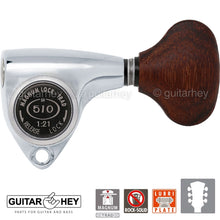 Load image into Gallery viewer, NEW Gotoh SGV510Z-GL5 MGT L3+R3 LOCKING Tuners Set 21:1 Gear Ratio 3x3 - CHROME