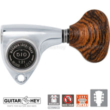 Load image into Gallery viewer, NEW Gotoh SGV510Z-RL5 MGT L3+R3 LOCKING Tuners Set 21:1 Gear Ratio 3x3 - CHROME