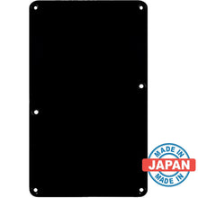 Load image into Gallery viewer, NO HOLE 1-Ply Tremolo Spring Cover Backplate for Fender Strat® - BLACK