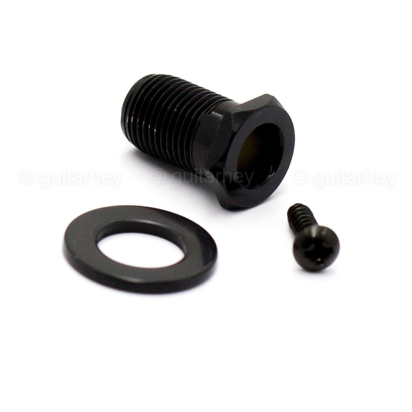 NEW Hipshot 6 inline LEFT-HANDED STAGGERED Locking Set VICTORIAN Buttons - BLACK