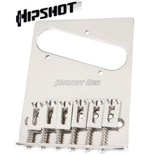 Carregar imagem no visualizador da galeria, NEW Hipshot Telecaster® Retrofit Bridge 4 Mount Hole - Bender - STAINLESS STEEL