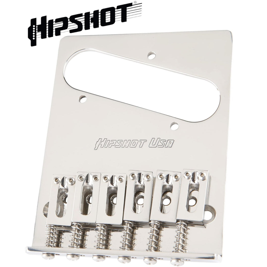 NEW Hipshot Telecaster® Retrofit Bridge 4 Mount Hole - Bender - STAINLESS STEEL