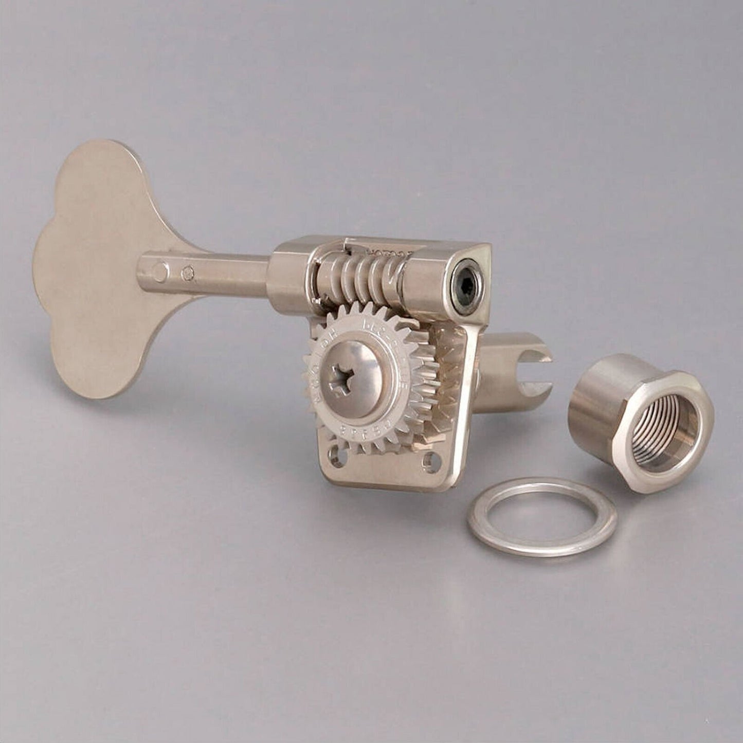 NEW Gotoh GB528 Res-O-Lite Vintage Style Bass 4-in-Line LEFTY - ANTIQUE X-NICKEL