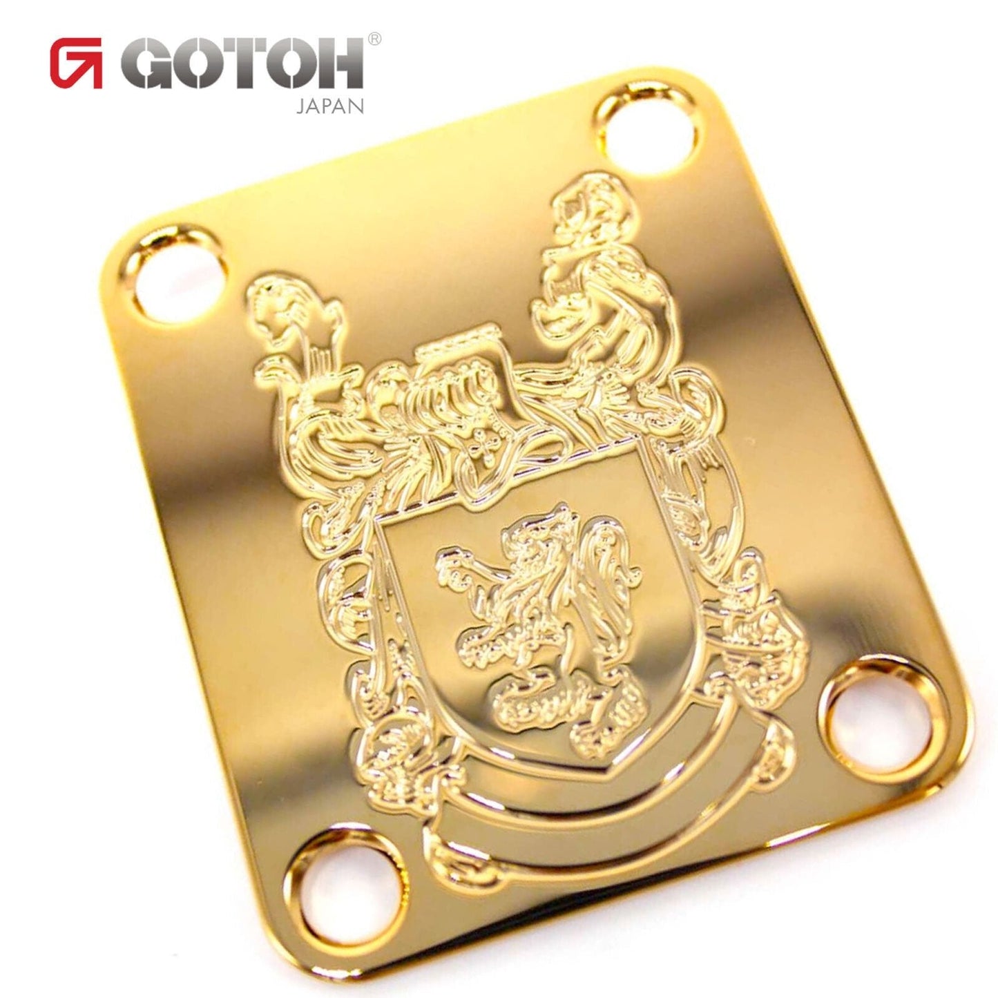 NEW Gotoh NBS-Art-01 Luxury Art Collection - Neck Joint Plate w/ Screws - GOLD