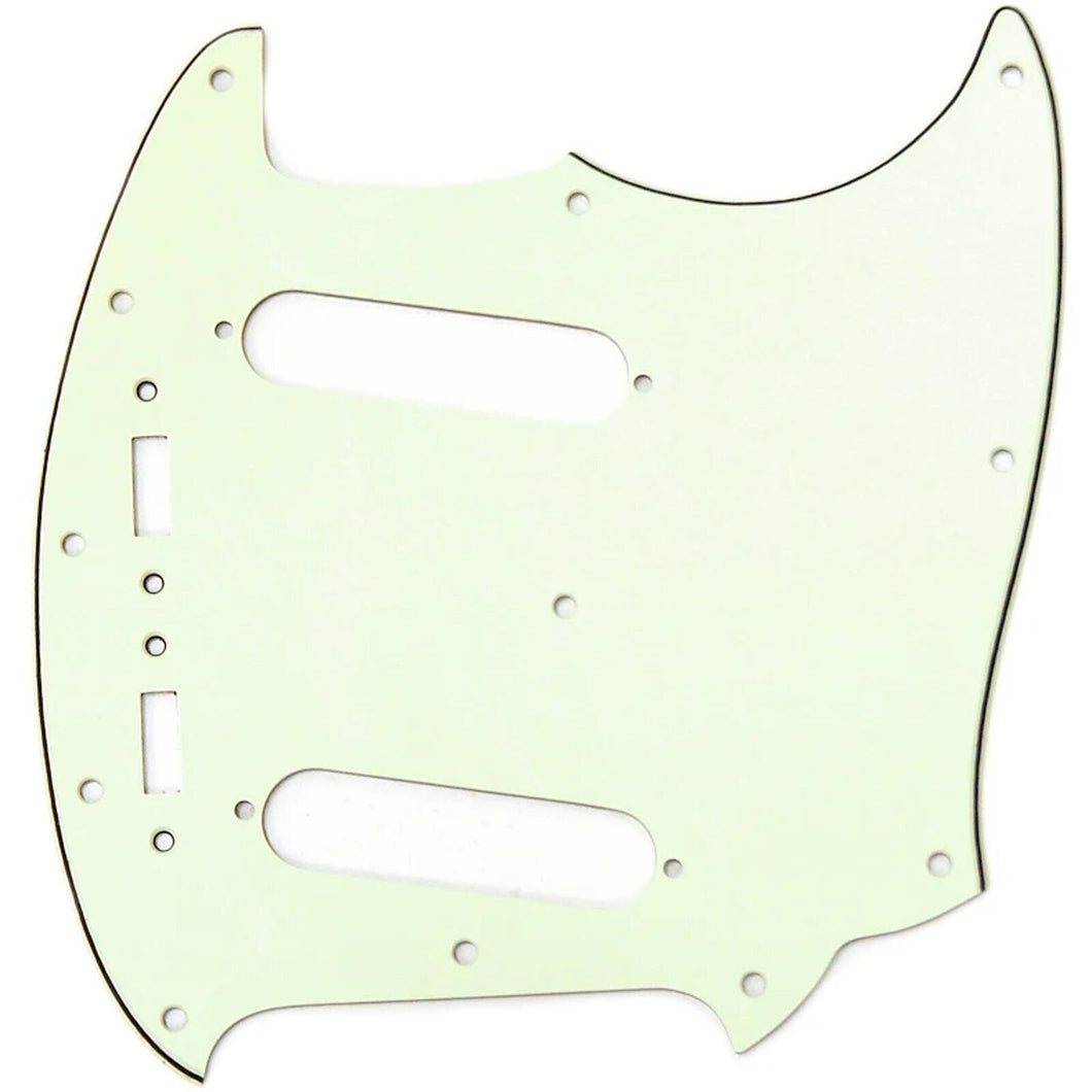 NEW 3-ply Pickguard for Vintage USA Fender Mustang® 12 Hole - MINT GREEN