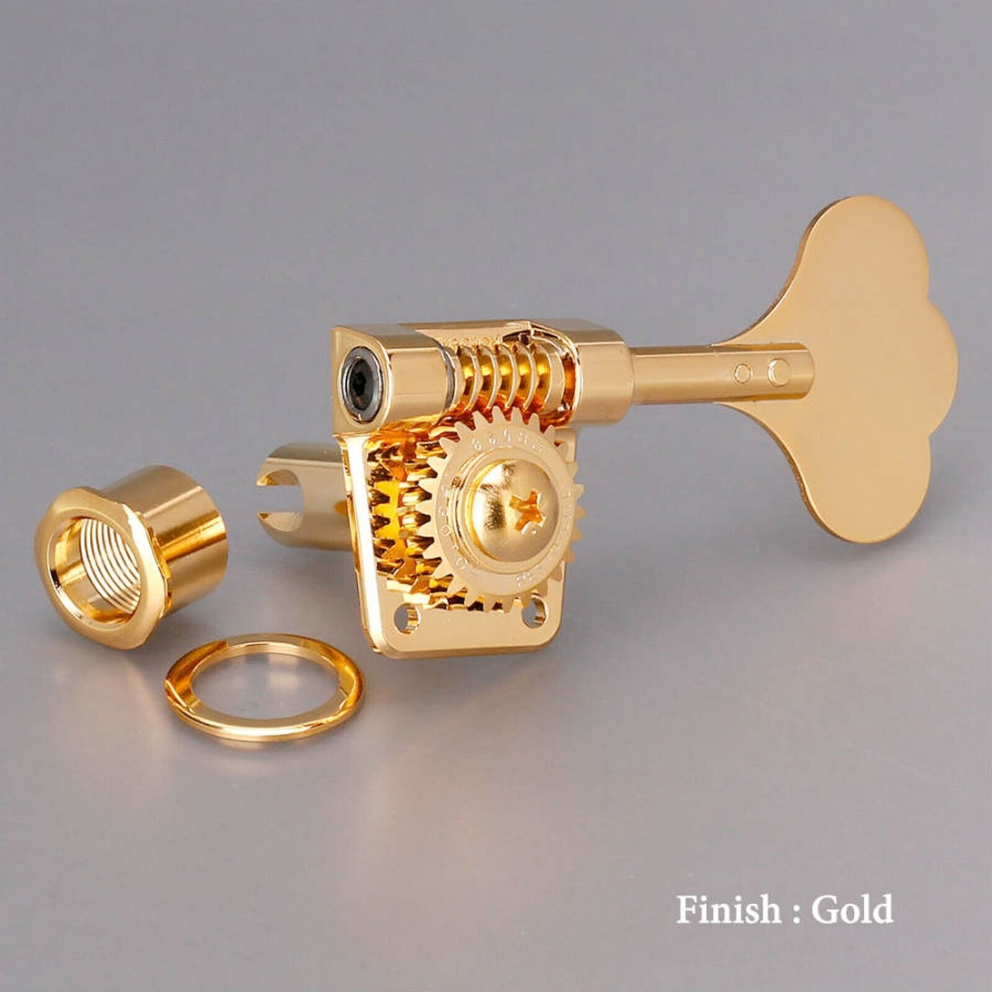 NEW Gotoh GB528 Res-O-Lite Vintage Style Bass L4+R1 Set Lightweight 4x1 - GOLD