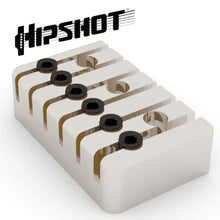 Carregar imagem no visualizador da galeria, NEW Hipshot 6 String Guitar Headless ALUMINUM Traditional Tailpiece - NICKEL