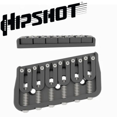 USA Hipshot 6 String Multi-Scale Fixed Guitar Bridge 11° Angle .125