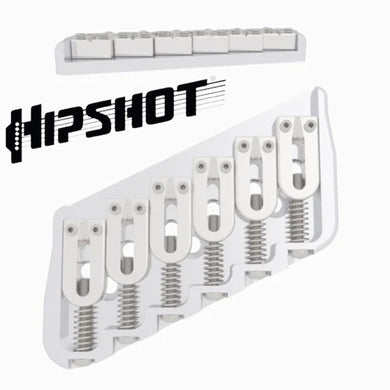 USA Hipshot 6 String Multi-Scale Fixed Guitar Bridge 26° Angle .125