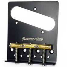 Load image into Gallery viewer, NEW USA Hipshot Telecaster® Retrofit Bridge 4 Hole Mount - BLACK