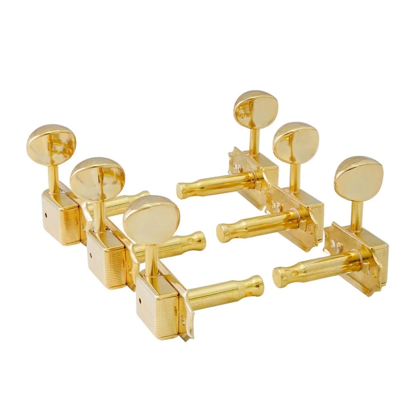 NEW Gotoh SD90-05M Tuners Tuning Vintage Keys Set BRASS Posts 3x3 - GOLD