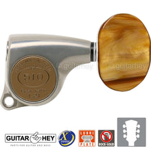 Carregar imagem no visualizador da galeria, NEW Gotoh SGL510Z-P2 Tuning Keys Set 1:21 Ratio 3x3 - ANTIQUE X-FINISH NICKEL