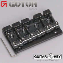 Load image into Gallery viewer, NEW Gotoh J510SJ-5 Quick Release 5-Strings Bass Bridge Multi Tonal Series BLACK