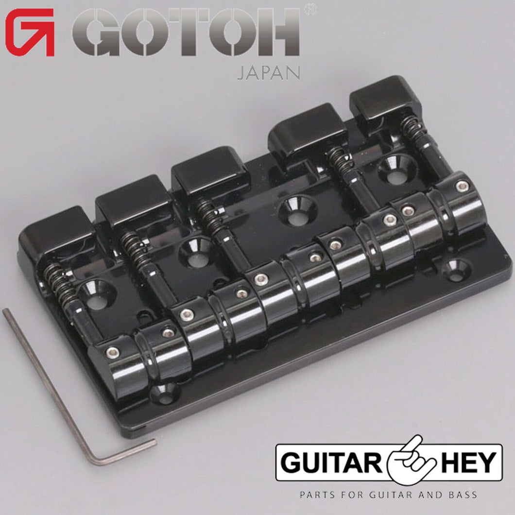 NEW Gotoh J510SJ-5 Quick Release 5-Strings Bass Bridge Multi Tonal Series BLACK