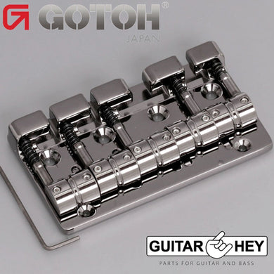 Gotoh J510SJ-5 Quick Release 5-String Bass Bridge Multi Tonal Series COSMO BLACK