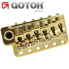 Load image into Gallery viewer, NEW Gotoh 510TS-BS2 Non-locking Tremolo Bridge Steel Block w/ Screws - GOLD