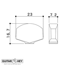 Load image into Gallery viewer, NEW Gotoh SGL510Z-A01 L3+R3 Super Tuning Keys Set 1:21 Ratio 3x3 - BLACK