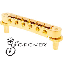Carregar imagem no visualizador da galeria, NEW Grover Nashville Tune-O-Matic Bridge for USA Gibson Les Paul/SG® 520G GOLD