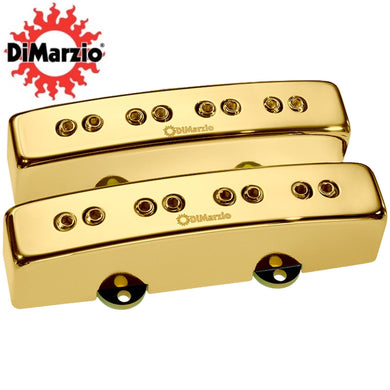 NEW DiMarzio DP302 Relentless J Bass Pair - GOLD COVER