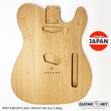 Load image into Gallery viewer, NEW Hosco JAPAN Unfinished Unsanded Telecaster Body MIJ - 2 Piece Alder #TC-2403